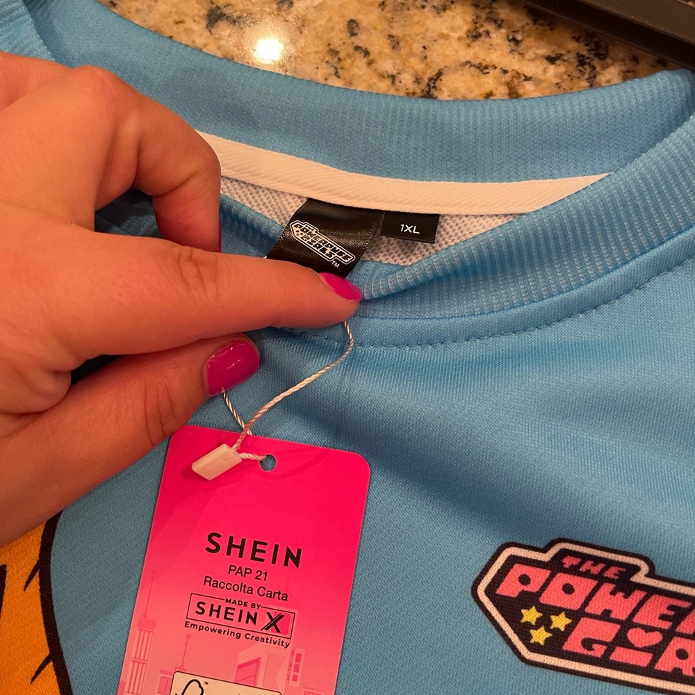 SHEIN x Powerpuff Girls Graphic Sweatshirt 1X - Picture 2 of 3